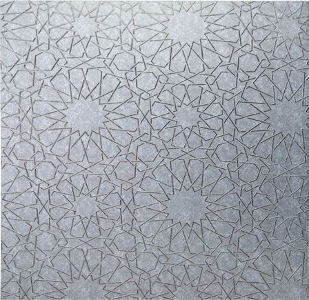 Zalorin 0.594 in. x 48 in. x 96 in. Crystalline Radiance Geometric Wall Panel