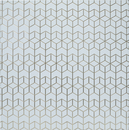 Zalorin 1/4 in. x 24 in. x 96 in.Cubist Harmony Geometric Wall Panel (2 pieces in a box)