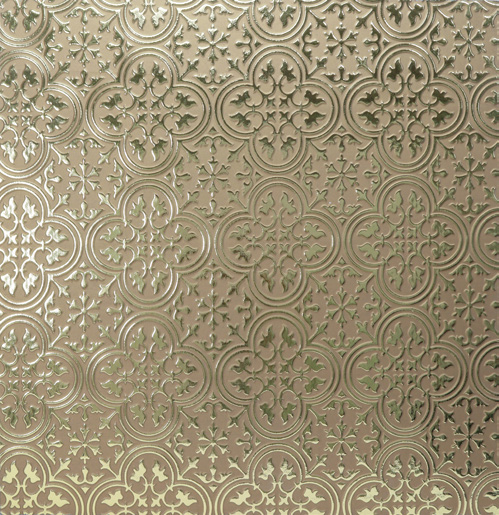 Zalorin 1/4 in. x 24 in. x 96 in. Victorian Grace Geometric Wall Panel (2 pieces in a box)