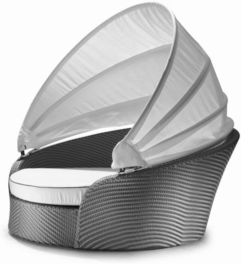 IDZO Day Bed with Cushion, Crimson