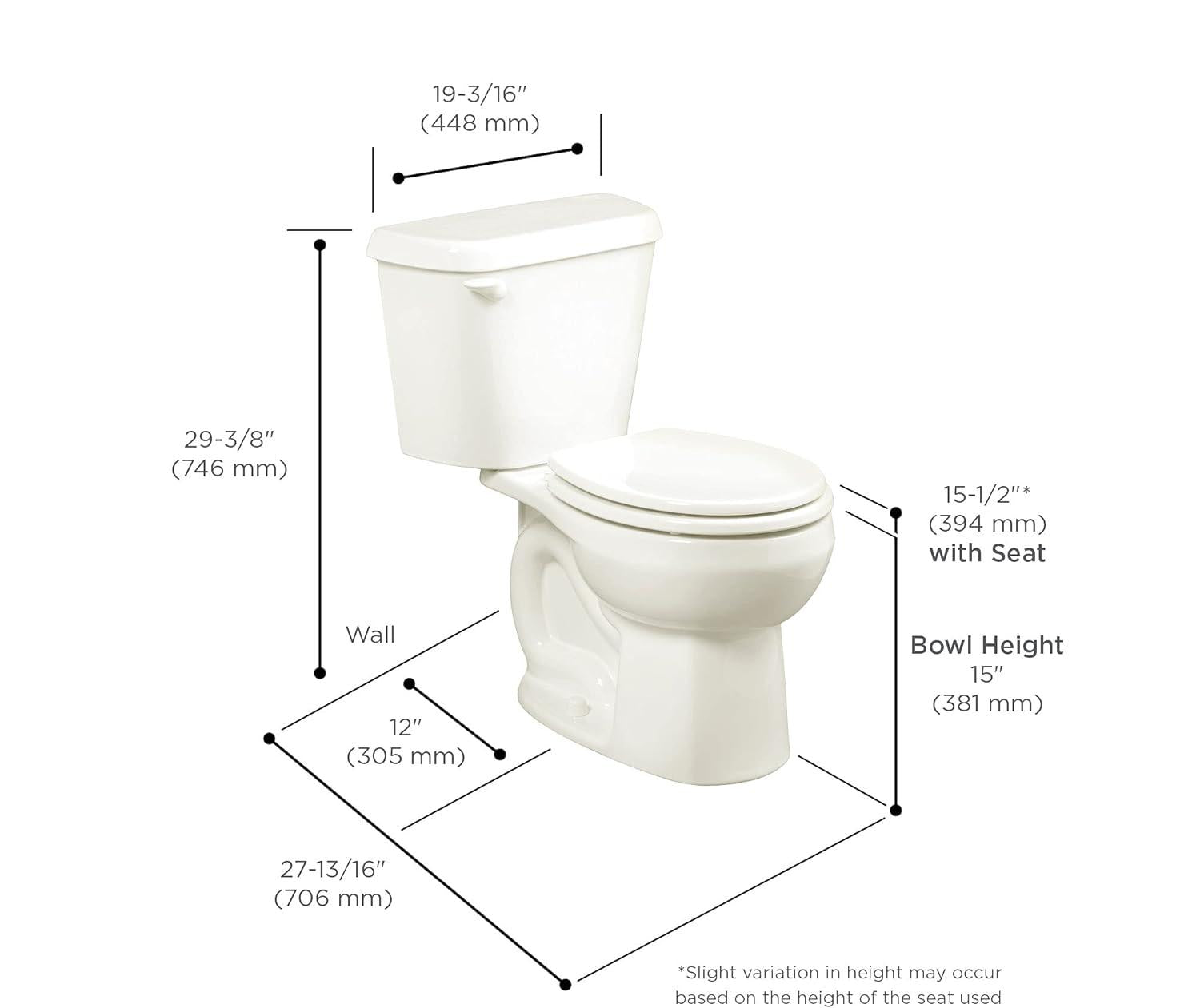 Zalorin 221DA004.020 Toilets and Bidets, White