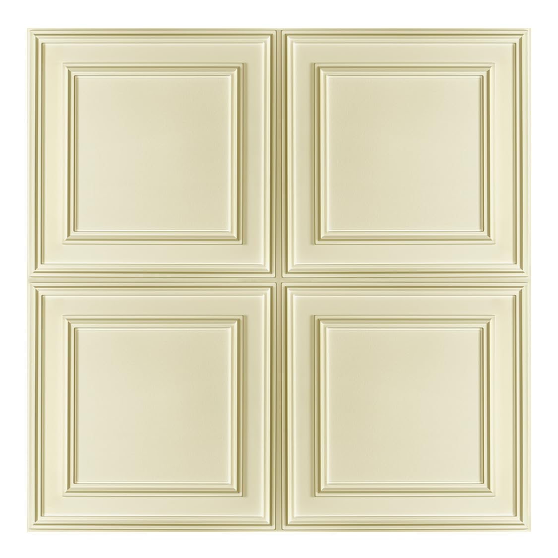 Zalorin 10 Pcs 3D PVC Wall Panels Peel and Stick Wall Tile - 11.8"x11.8" Light Yellow Square 3D Decorative Wall Panels for Bedroom, Living Room,Interior Wall Decor, Matte
