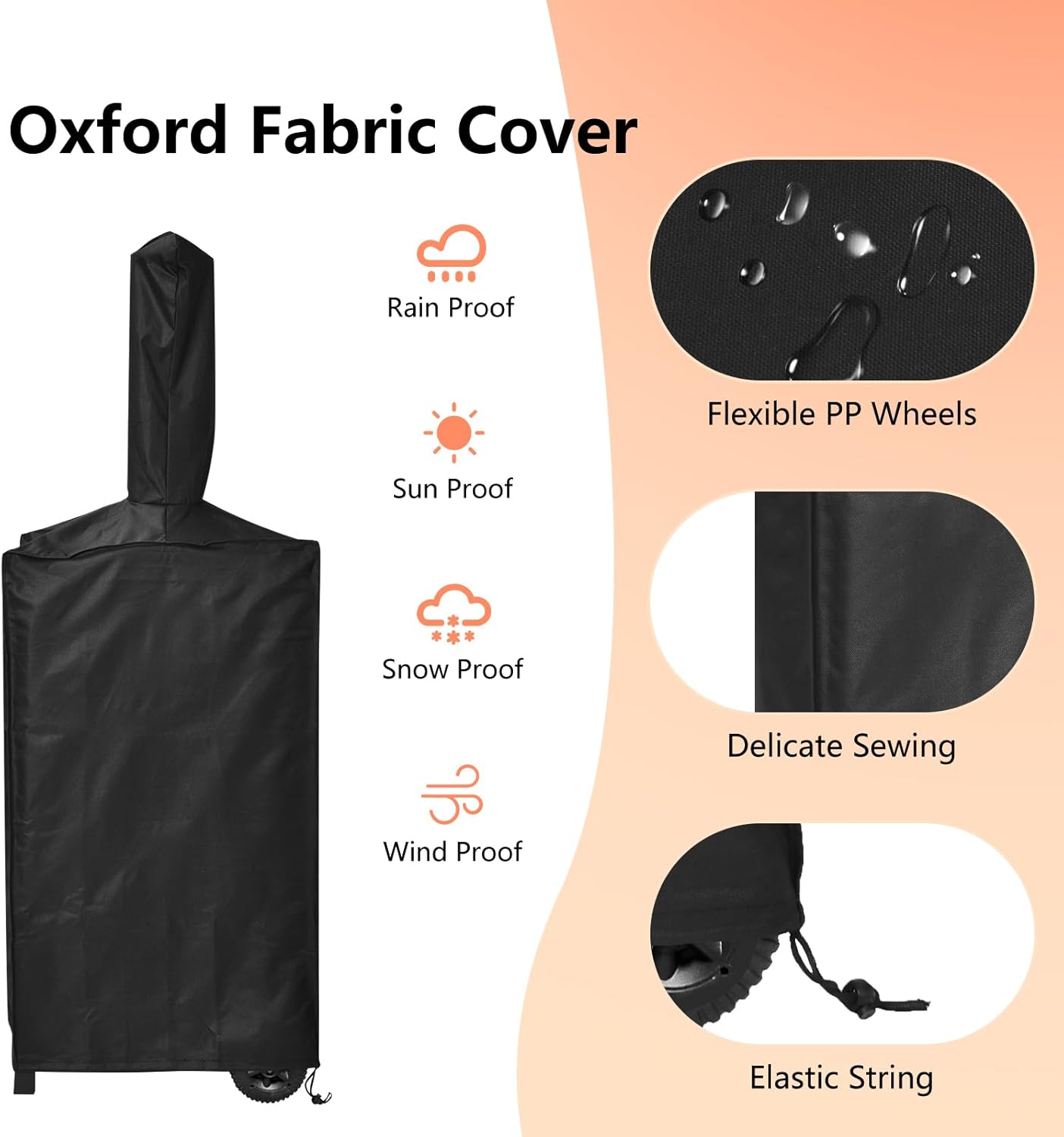 Zalorin Outdoor-Kitchen-ovens, Black