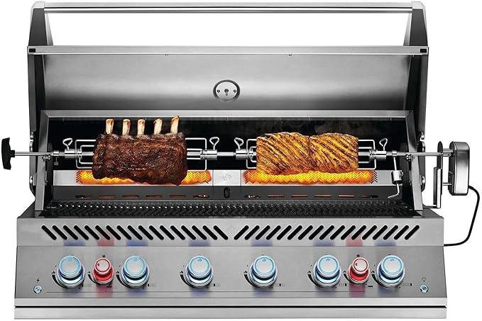 Zalorin Built-in 700 Series BBQ Grill Head 44 Inches, Stainless Steel