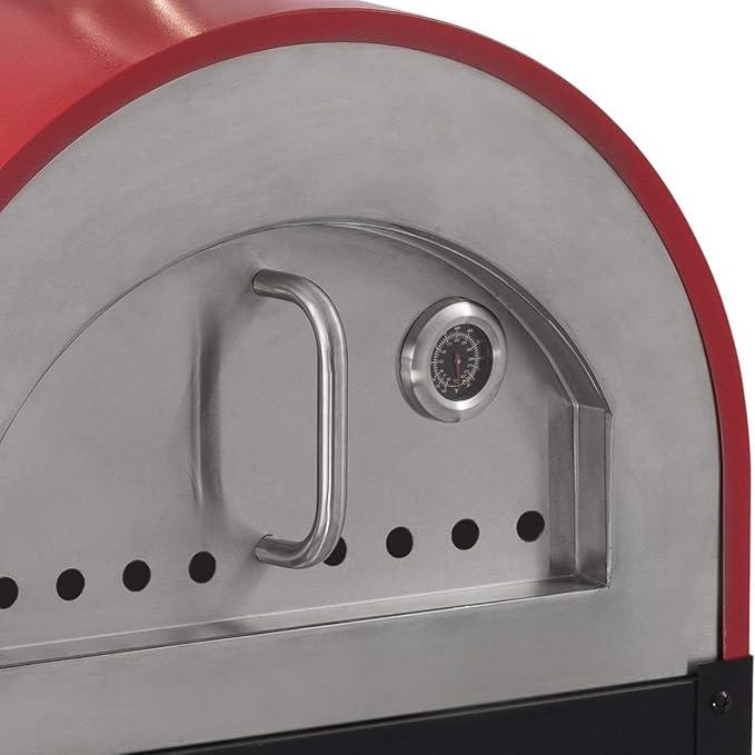 Zalorin Wood Fired Outdoor Pizza Oven – Perfect for Outdoor Garden Cooking, BBQ & Camping - Compact Fire Oven