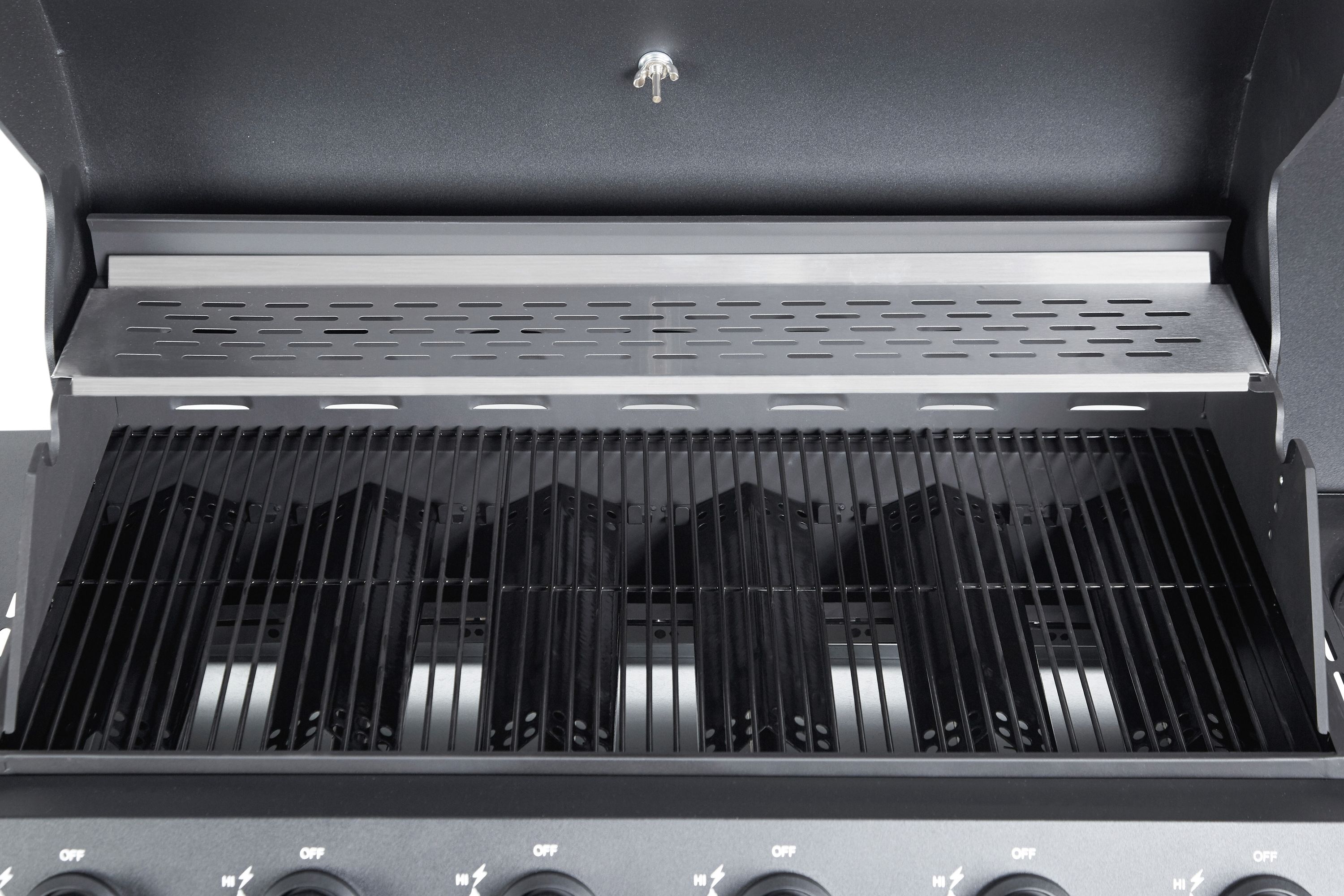 Zalorin Burner Propane Gas Grill – Large Outdoor BBQ Grill with Side Burner, Stainless Steel, Cabinet Storage, for Backyard & Patio Cooking