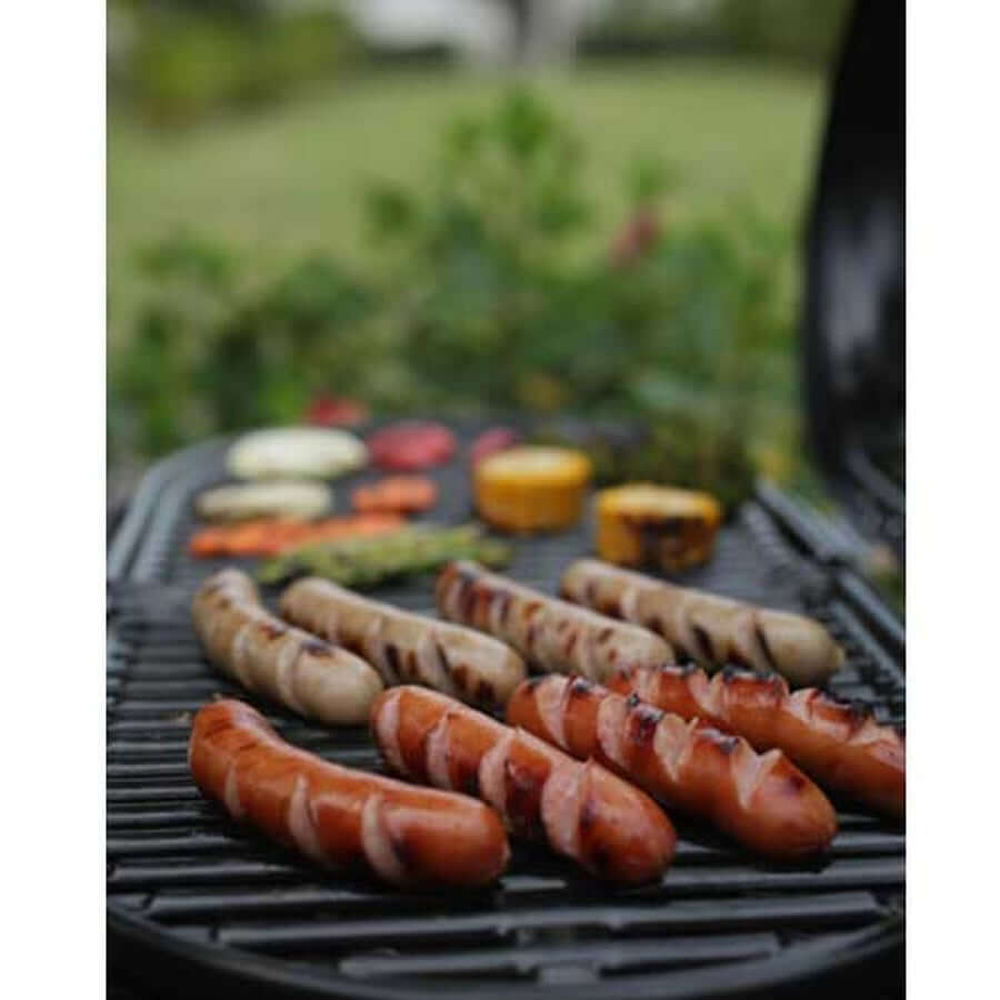 Zalorin Portable Folding Gas Grill with 2 Burners – Outdoor Propane BBQ Grill with Side Tables and Wheels, Compact Stainless Steel Barbecue for Camping, Tailgating, Patio