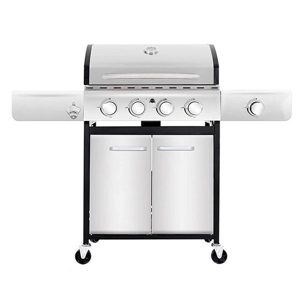 Zalorin Large Outdoor BBQ Stainless Steel Propane Gas Grill With 4 Burners