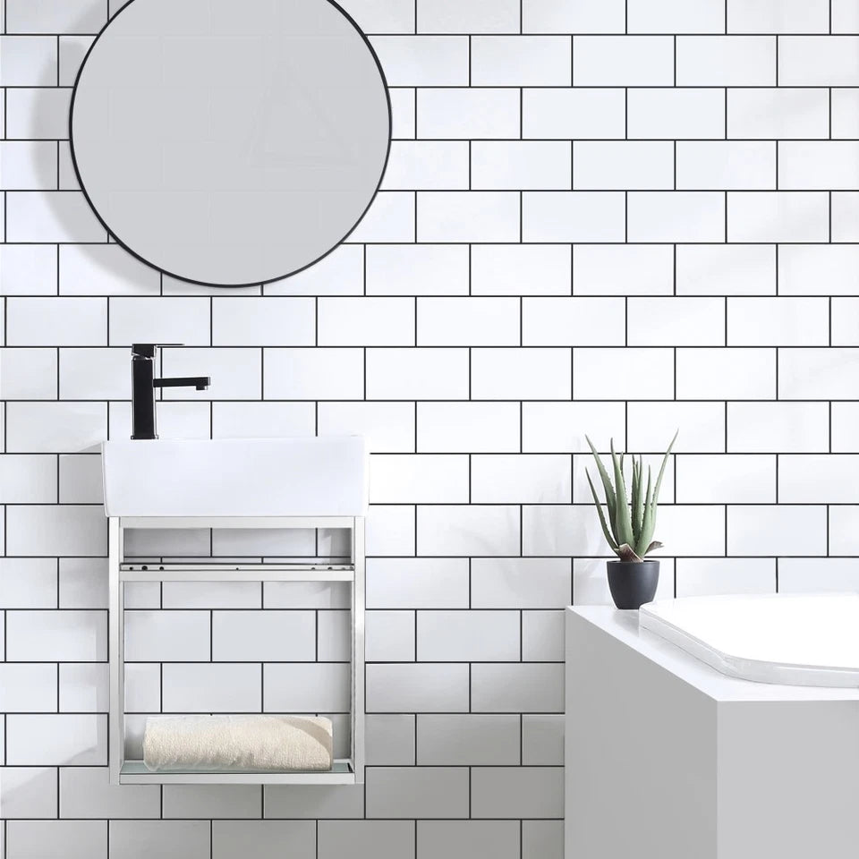 Zalorin Pierre 33-1/2" High Console Sink Set