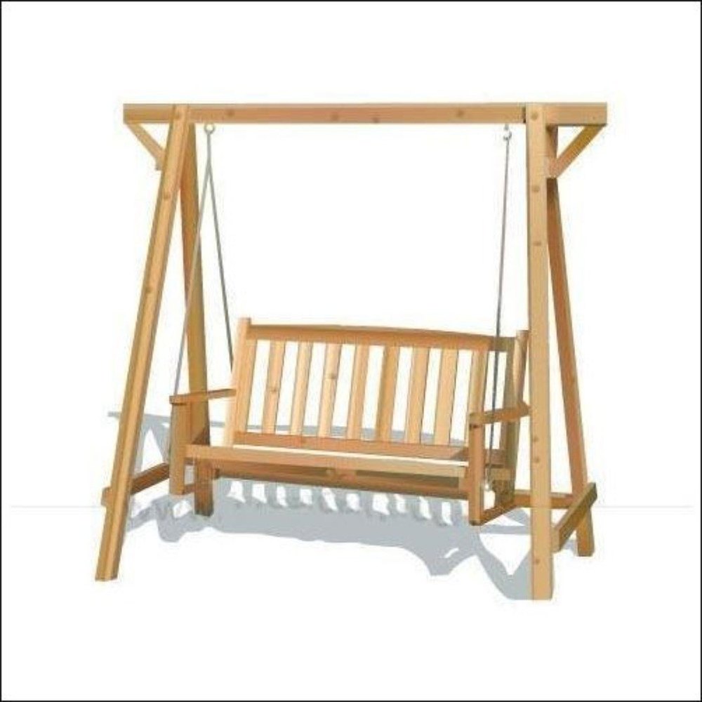 IDZO Rustic Bench Swing with Stand