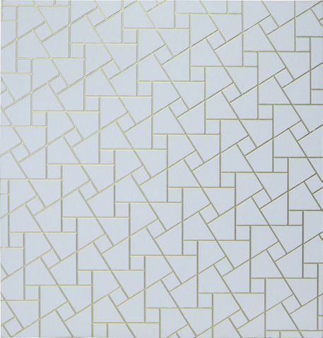 Zalorin  0.79 in. x 19.69 in. x 47.24 in. Angular Harmony Geometric Wall Panel (4-Pack)