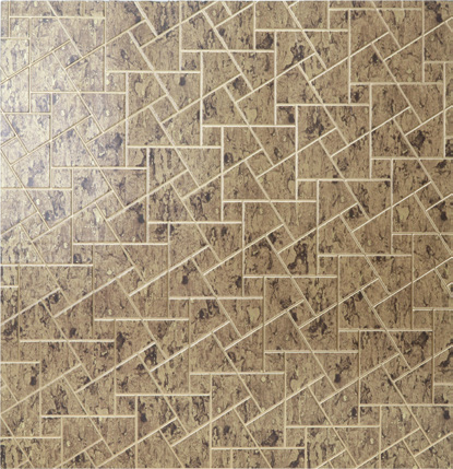 Zalorin  0.79 in. x 19.69 in. x 47.24 in. Angular Harmony Geometric Wall Panel (4-Pack)