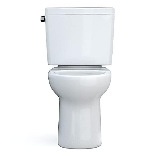 Zalorin Two-Piece Round 1.6 GPF Universal Height Toilet, Cotton White