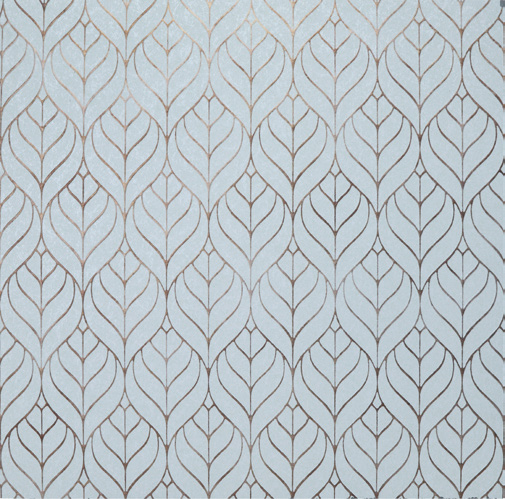 Zalorin 1/4 in. x 24 in. x 96 in. Verdant Elegance Geometric Wall Panel (2 pieces in a box)