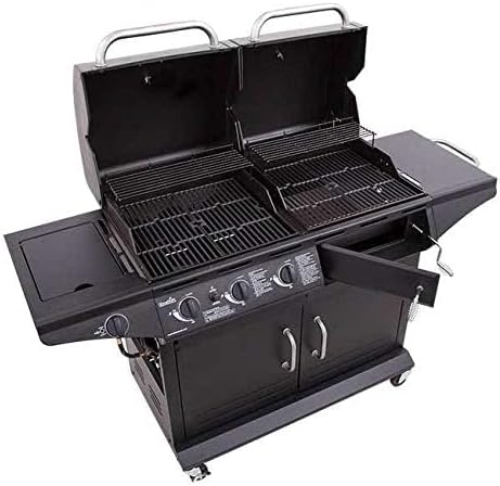 Zalorin 3-Burner Liquid Propane and Charcoal Combo Grill