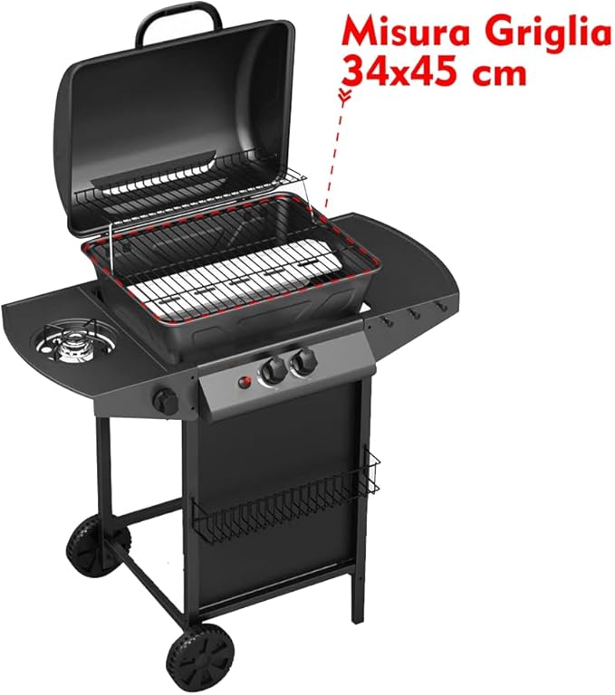 Zalorin Barbeque Gas, Multicoloured, One Size