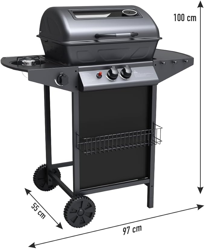 Zalorin Barbeque Gas, Multicoloured, One Size