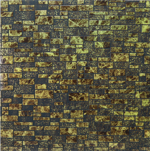 Zalorin 5/16 in. x 48 in. x 96 in. Mosaic Majesty Geometric Wall Panel