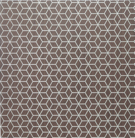 Zalorin 0.79 in. x 20 in. x 46 in. Honeycomb Harmony Geometric Wall Panel (4-Pack)