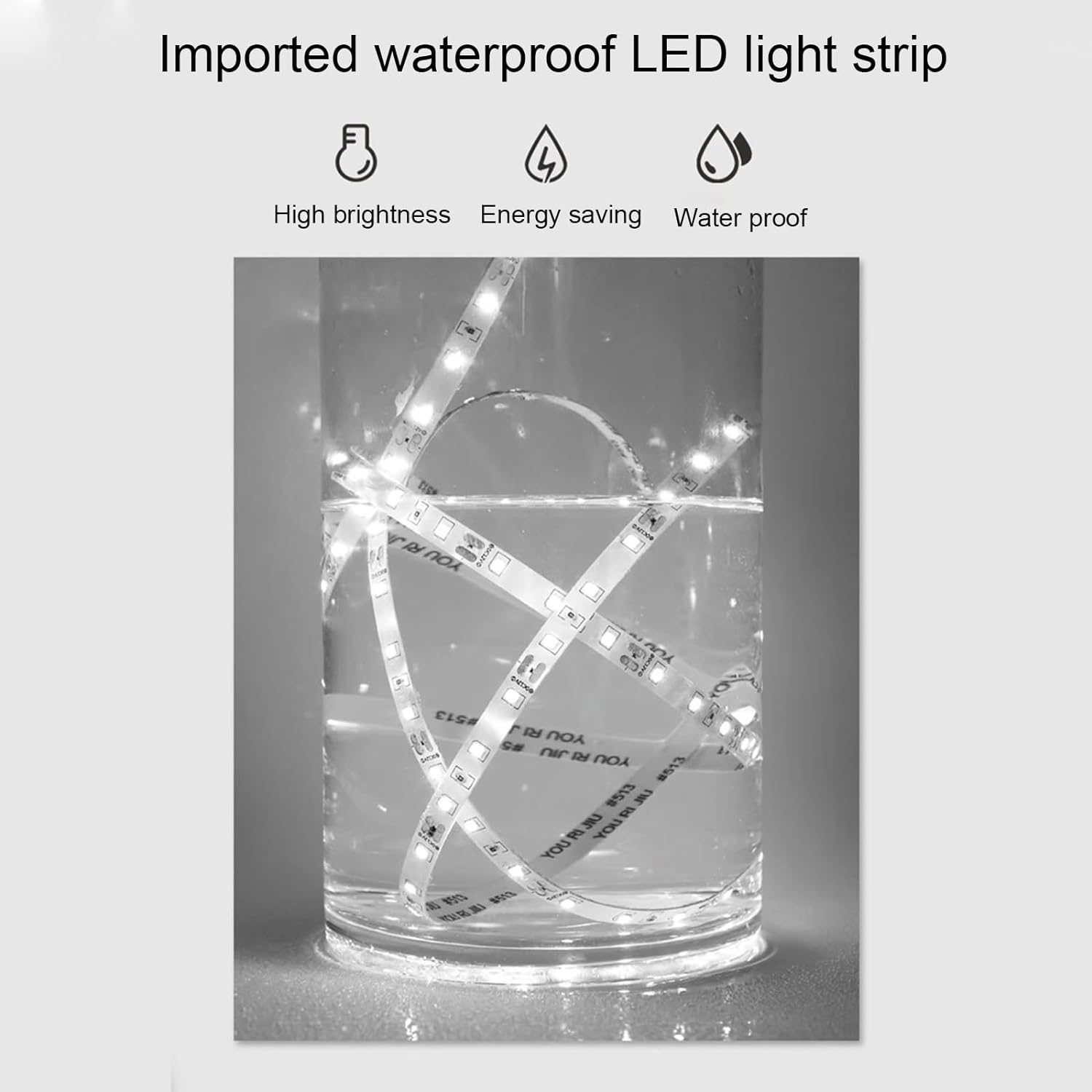 Zalorin  Oval Bathroom Vanity Mirror for Wall, Illuminated Shower Decorative Mirror Anti-Fog, 3-Color Dimmable, Wall Mounted Hanging Modern Entryway Mirrors with Touch Switch (Color : Shape A, Siz