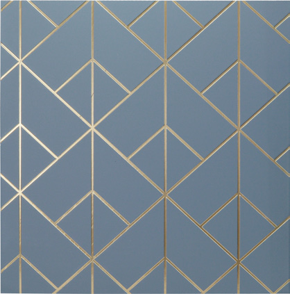 Zalorin 0.594 in. x 48 in. x 96 in. Geometric Diamond Grid Wall Panel