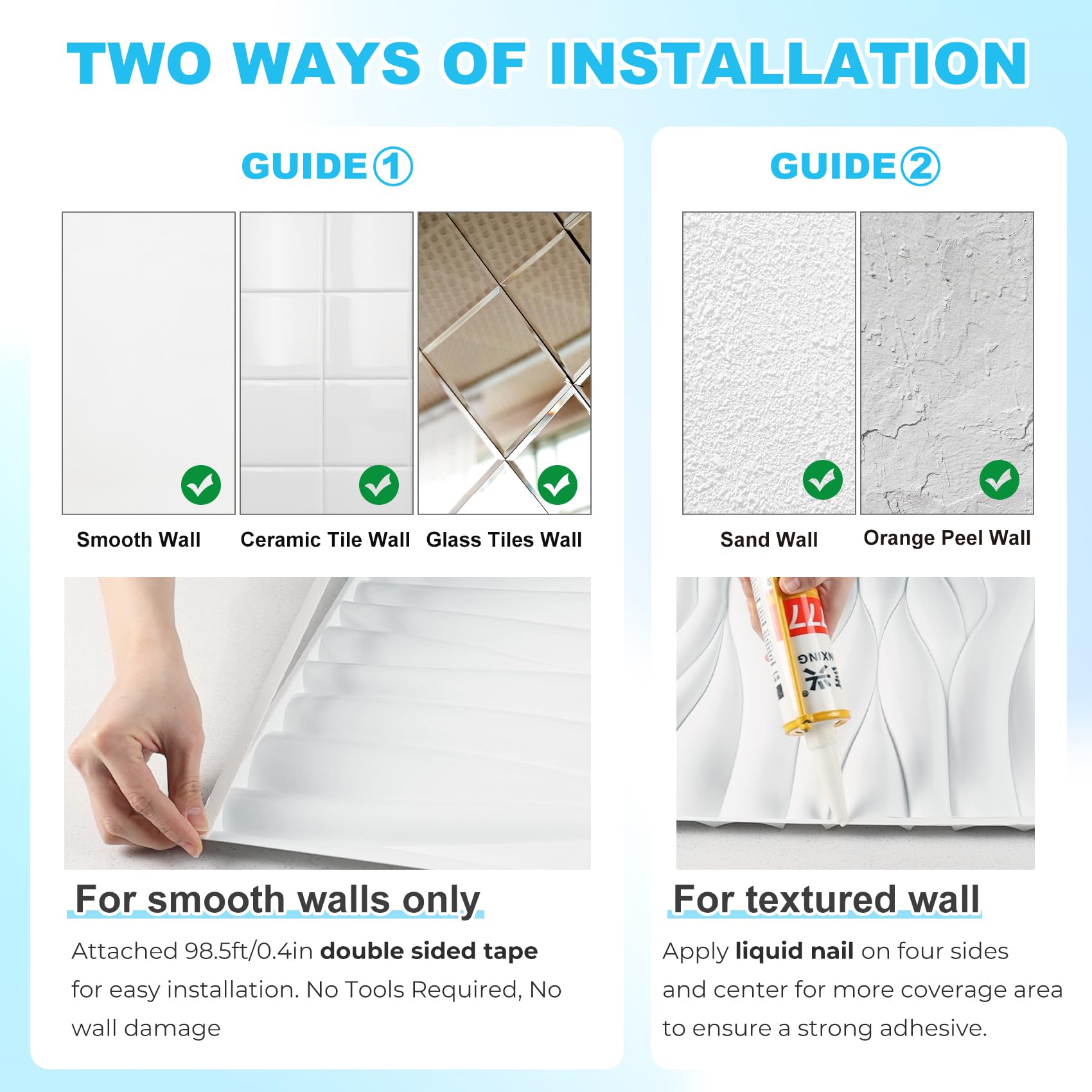 Zalorin Wood Wall Panels for Interior Wall Decor, Natural Oak 3D Wall Decor Panels Peel and Stick, Wave Design Accent Wall Covering Panels for Lobby, Office