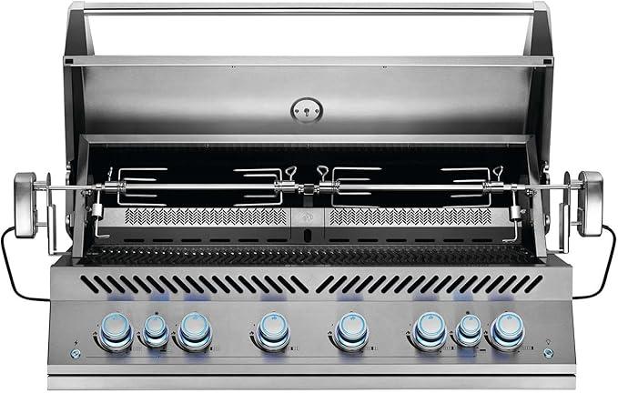 Zalorin Built-in 700 Series BBQ Grill Head 44 Inches, Stainless Steel