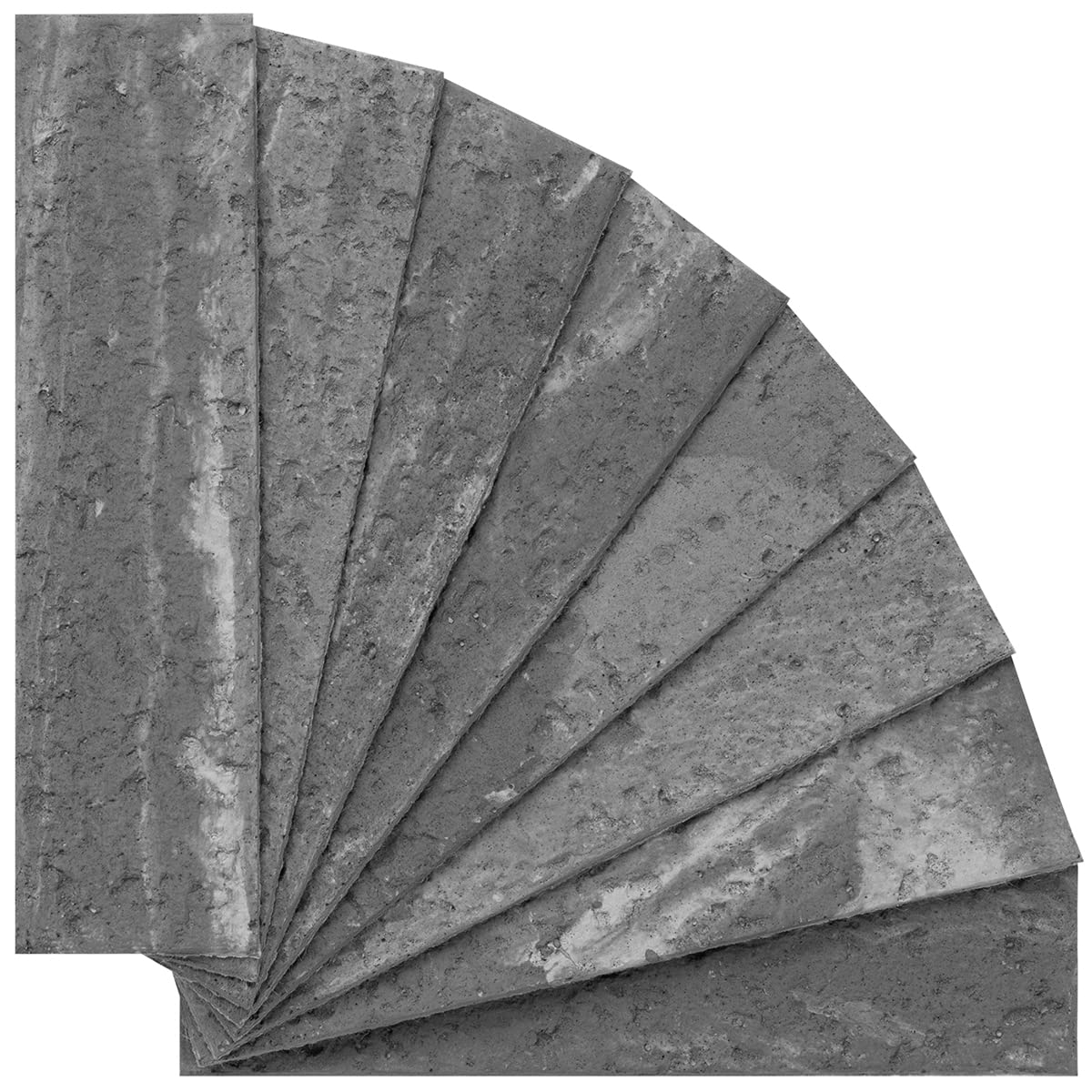 ZalorinTORURAL 100 Grey Faux Brick Wall Tiles, 3D Thin Brick Veneers for Bedroom, Bathroom, Kitchen, Fireplace and Fence Wall Panels (14.2 sq.ft)