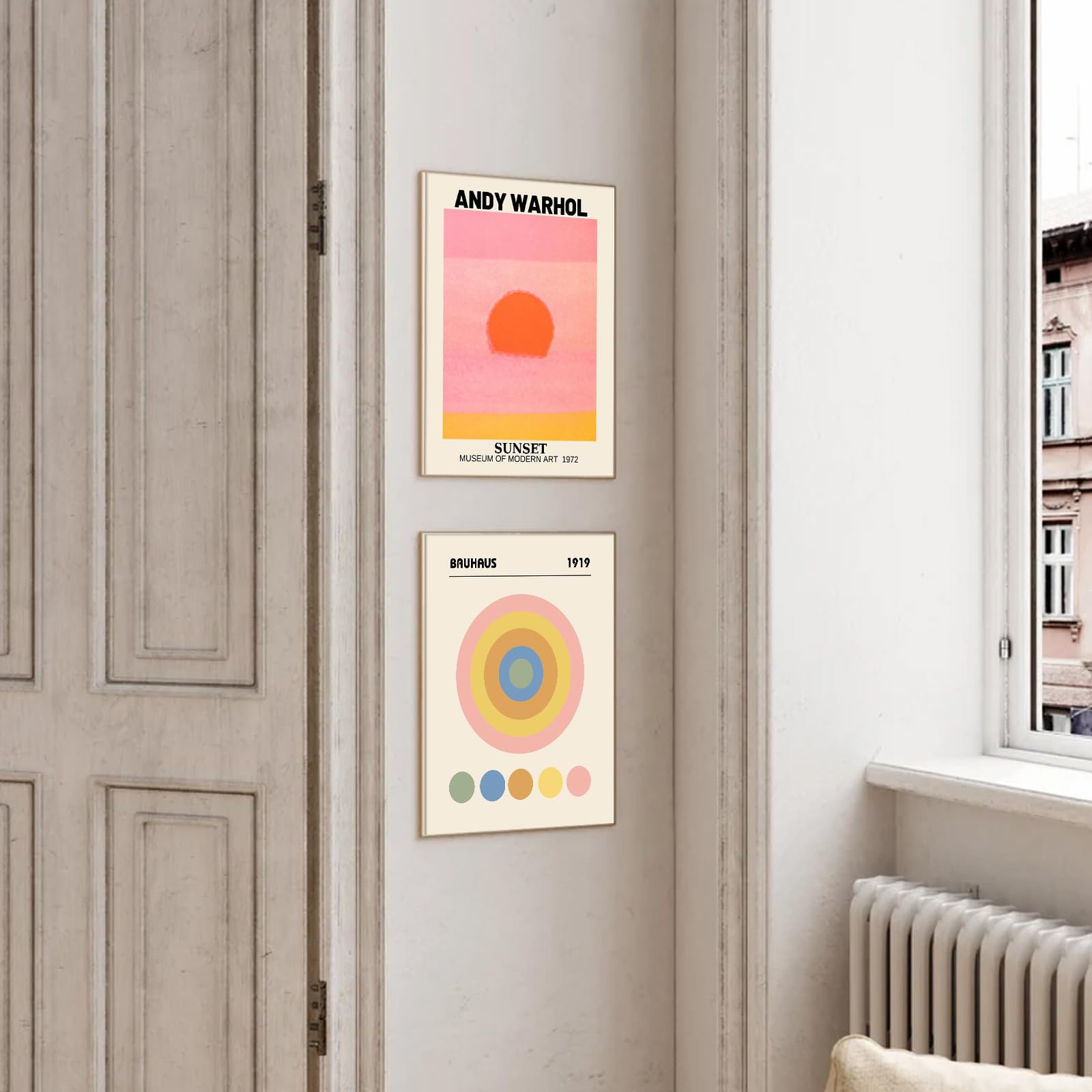 Zalorin Matisse Wall Art Prints, Minimalist Flower Market Posters, Vintage Gallery Mix Exhibition Set of Matisse Prints & Picasso Flower Pictures Wall Decor, Matisse Posters for Room Aesthetic, Pink Abstract