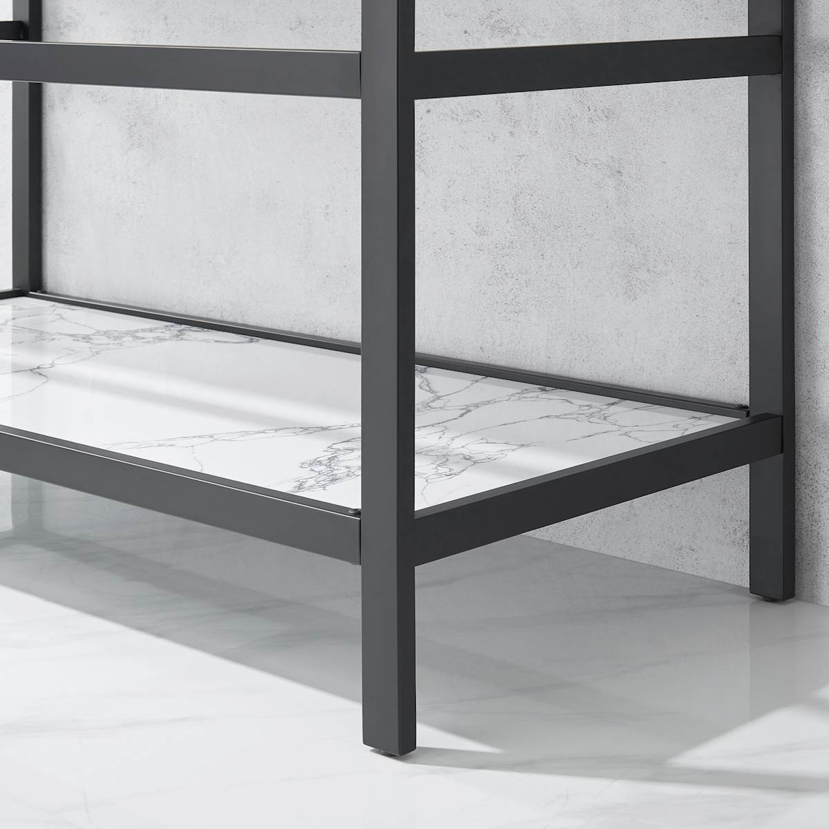 Zalorin 48" Free Standing Single Basin Vanity Set with Cabinet and Stone Composite Vanity Top