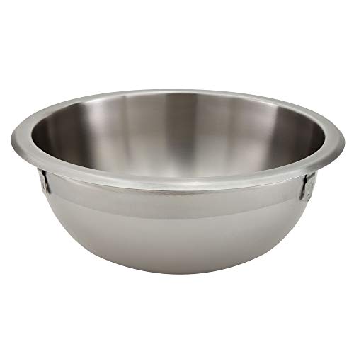 Zalorin 13" Round Stainless Steel Sink | Single RV Kitchen Sink | RV Sink | Camper Sink | Single Bowl Sink (No Faucet)