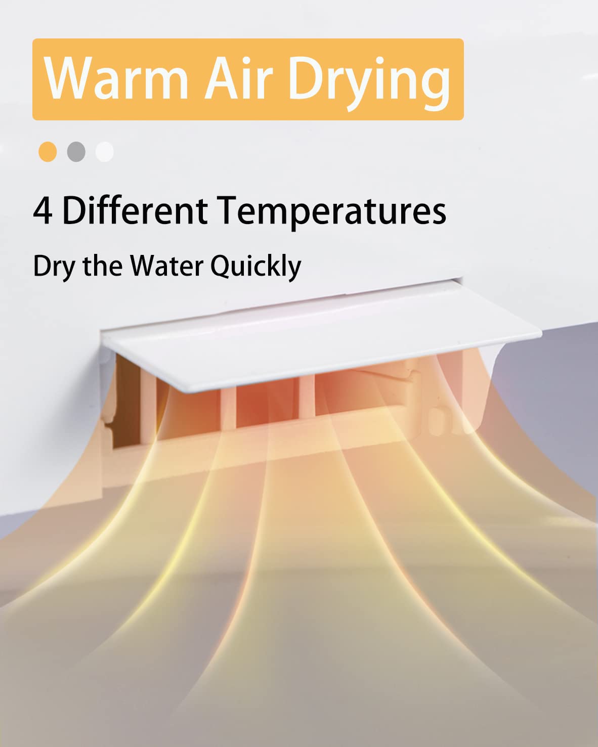 Zalorin Smart toilet, one-piece toilet, automatic flipping, heating, flushing, drying, cleaning, adjustable temperature, waterproof, easy to install.