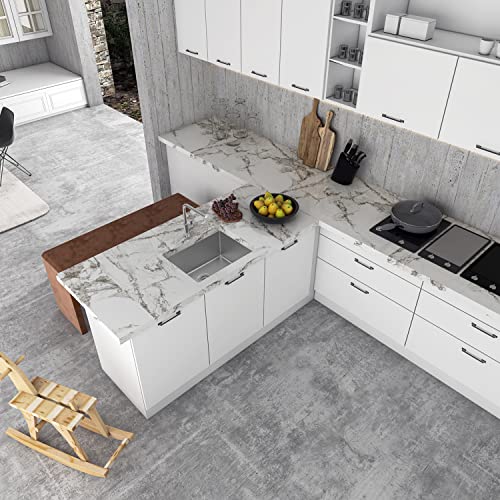 Zalorin 23" x 18" x 9" Undermount Single Bowl Kitchen Sink with 18 Gauge 304 Stainless Steel Satin Finish (Sink Only)